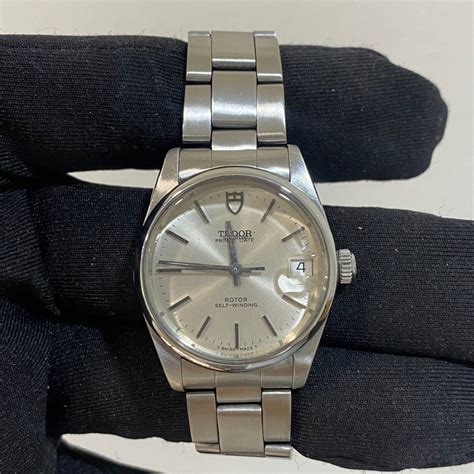 Tudor Prince Date Silver Diamond Dial Stahl Automatik